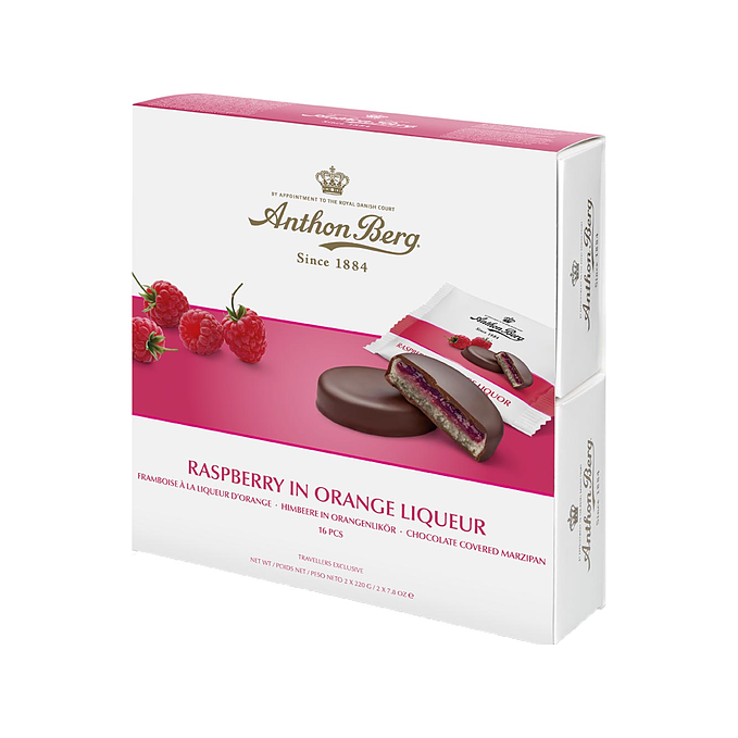 Anthon Berg Raspberry in Orange Liqueur