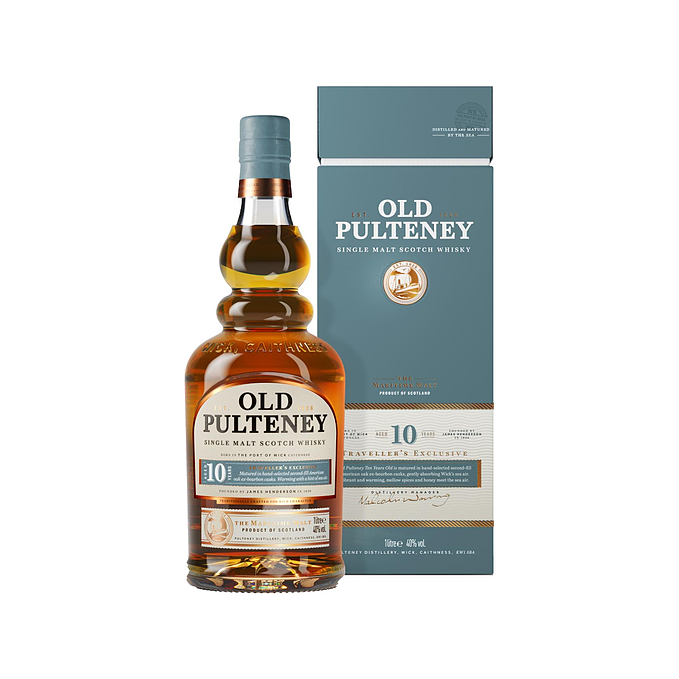 Old Pulteney, Single Malt Scotch Whisky, 10y