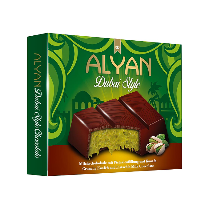 Alyan Dubai Pistasj Sjokolade