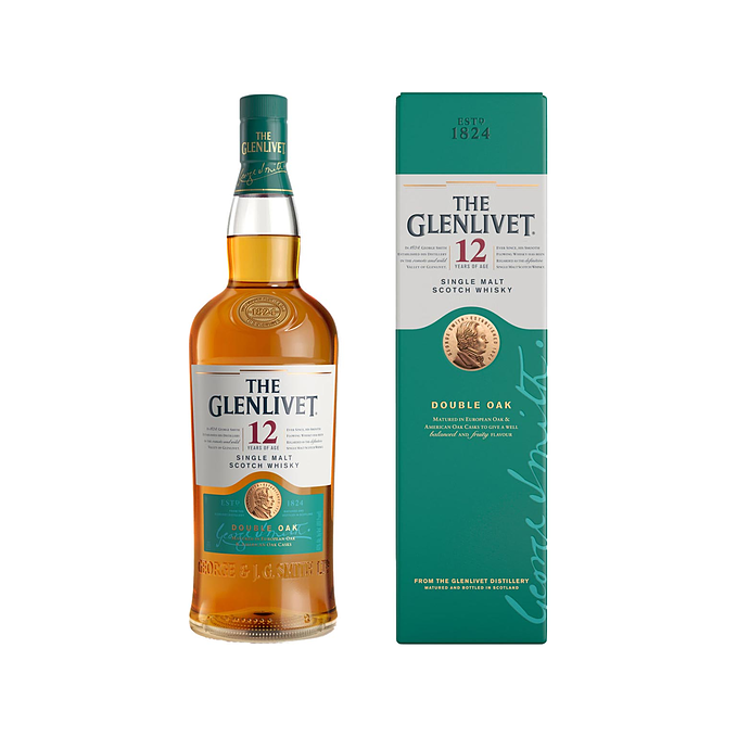 The Glenlivet Single Malt 12 Years Old Scotch Whisky
