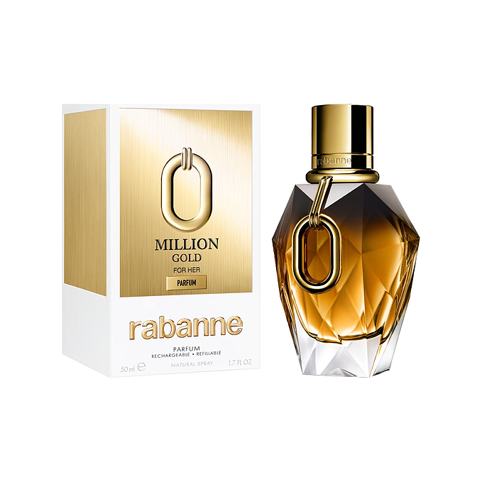 Rabanne Million Gold For Her Parfum Refillable 50 ml 1