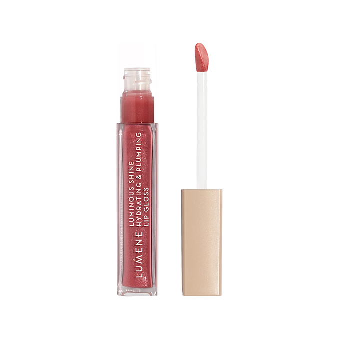 Lumene Luminous Shine Hydrating & Plumping Lip Gloss No 7 Petal Pink 1