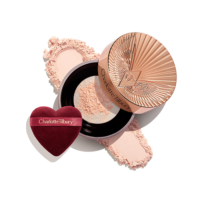 Charlotte Tilbury Airbrush Flawless Blur Loose Powder No 7 Brightening Peach 2