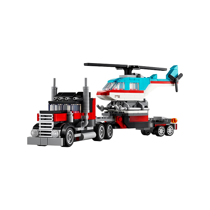 LEGO Creator 3in1 flatbed truck heli 1