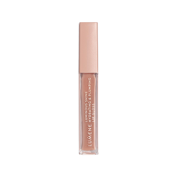 Lumene Luminous Shine Hydrating & Plumping Lip Gloss No 1 Pale Honey