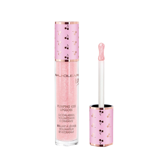 NAJ-OLEARI Plumping Kiss Lip Gloss 02 Cotton Candy Pink 1