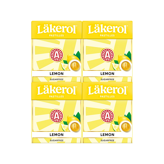 Läkerol Lemon 4 x 25g