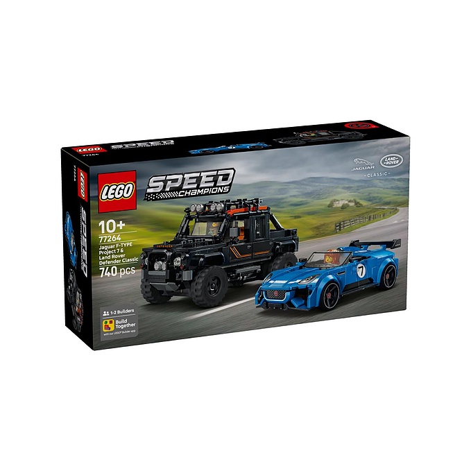 Lego Speed Champions Jaguar Project 7 & Land Rover Defender
