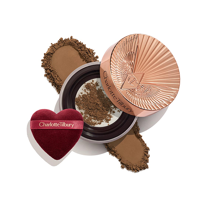 Charlotte Tilbury Airbrush Flawless Blur Loose Powder No 4 Translucent Deep 2