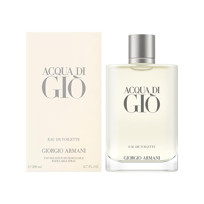 Giorgio Armani Acqua di Giò pour Homme Eau de Toilette Refillable 200 ml 1