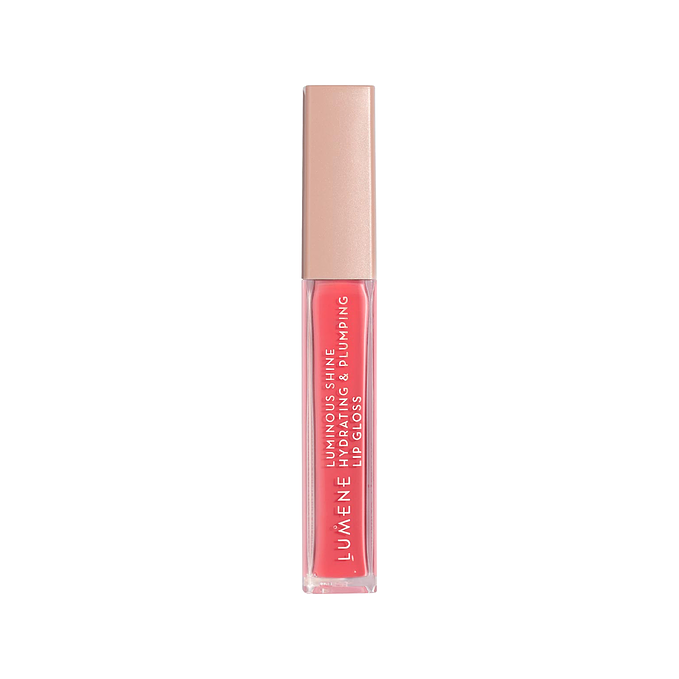 Lumene Luminous Shine Hydrating & Plumping Lip Gloss No 4 Peach Pink