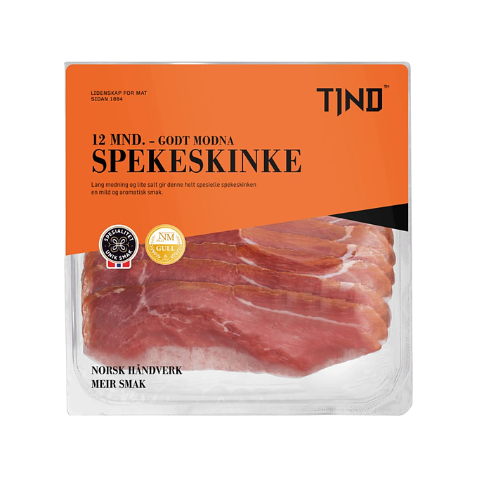Tind cured ham sliced