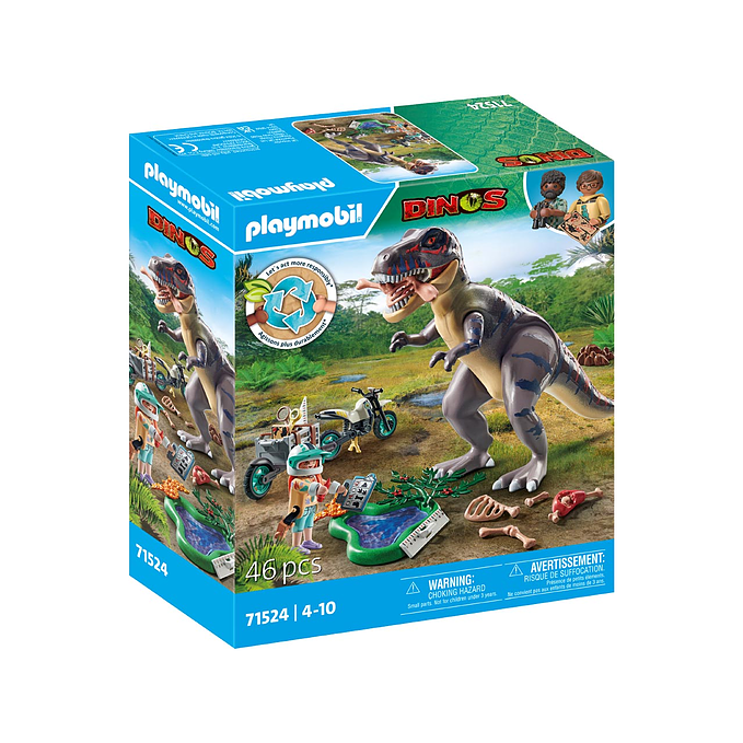 Playmobil T-rex jakt