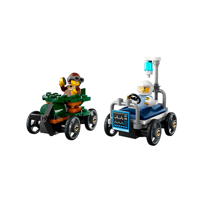 Lego city racerbilpakke fly mot sykehusseng 1