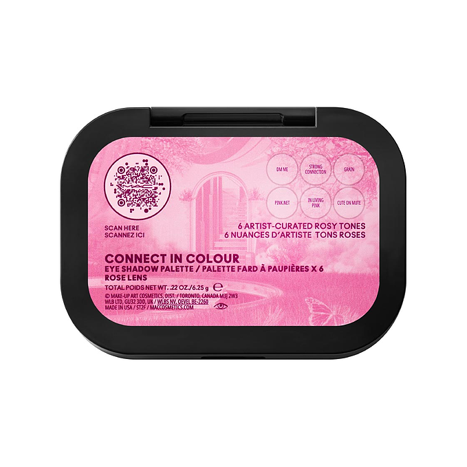 MAC Connect In Colour Eye Shadow Palette Rose Lens 3