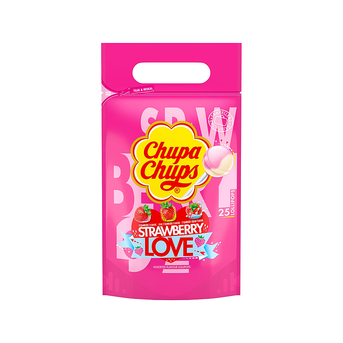 Chupa Chups Strawberry Love 300g