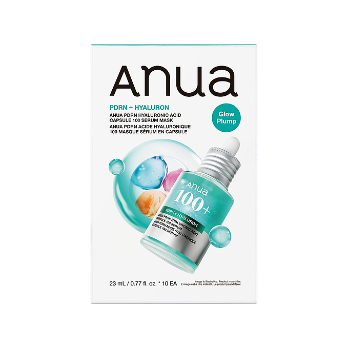 Anua PDRN Hyaluronic Acid Capsule 100 Serum Mask 10 packs