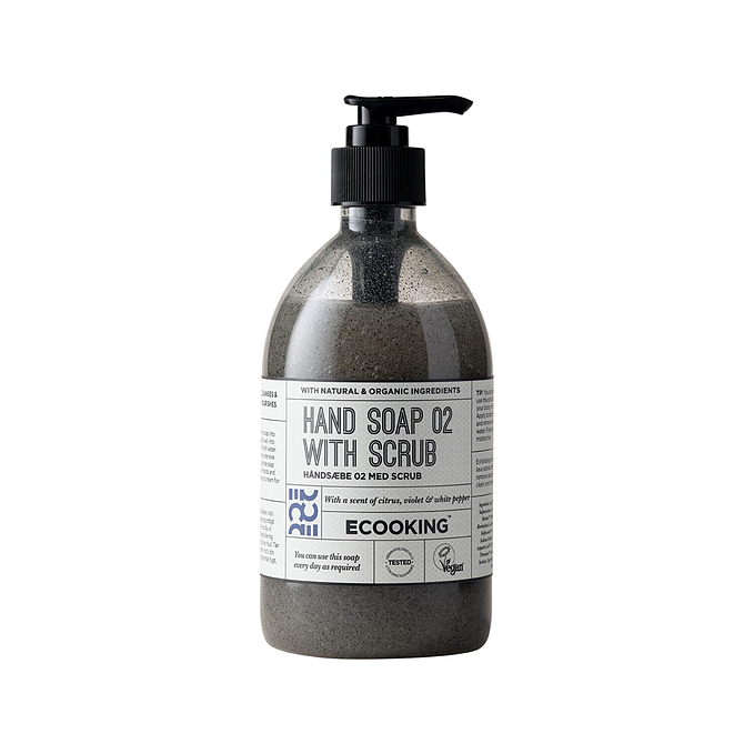 Ecooking Skin Care Body Hand Wash with Scrub 500 ml
