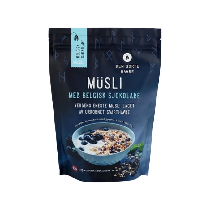 Musli m/Belgisk Sjokolade 400g Dsh