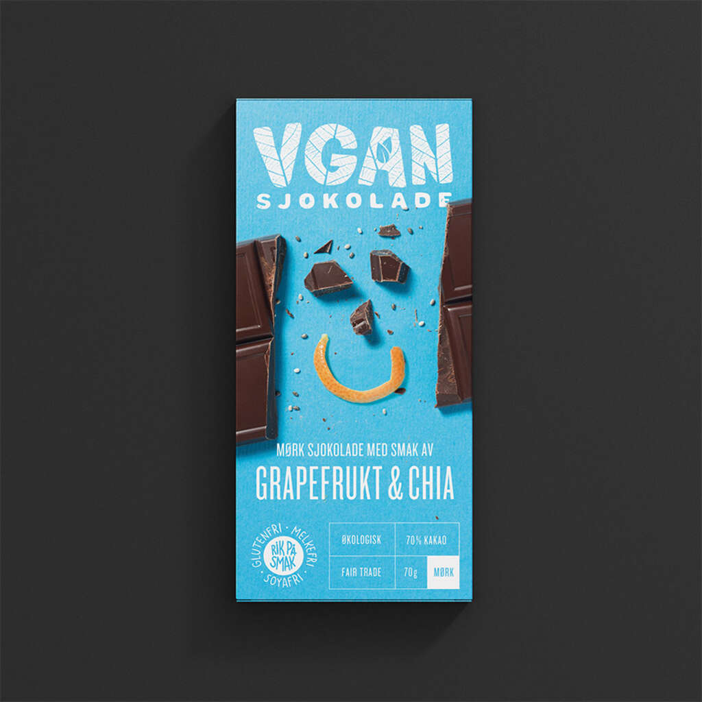  VGAN Dark Chocolate with Grapefruit and Chia