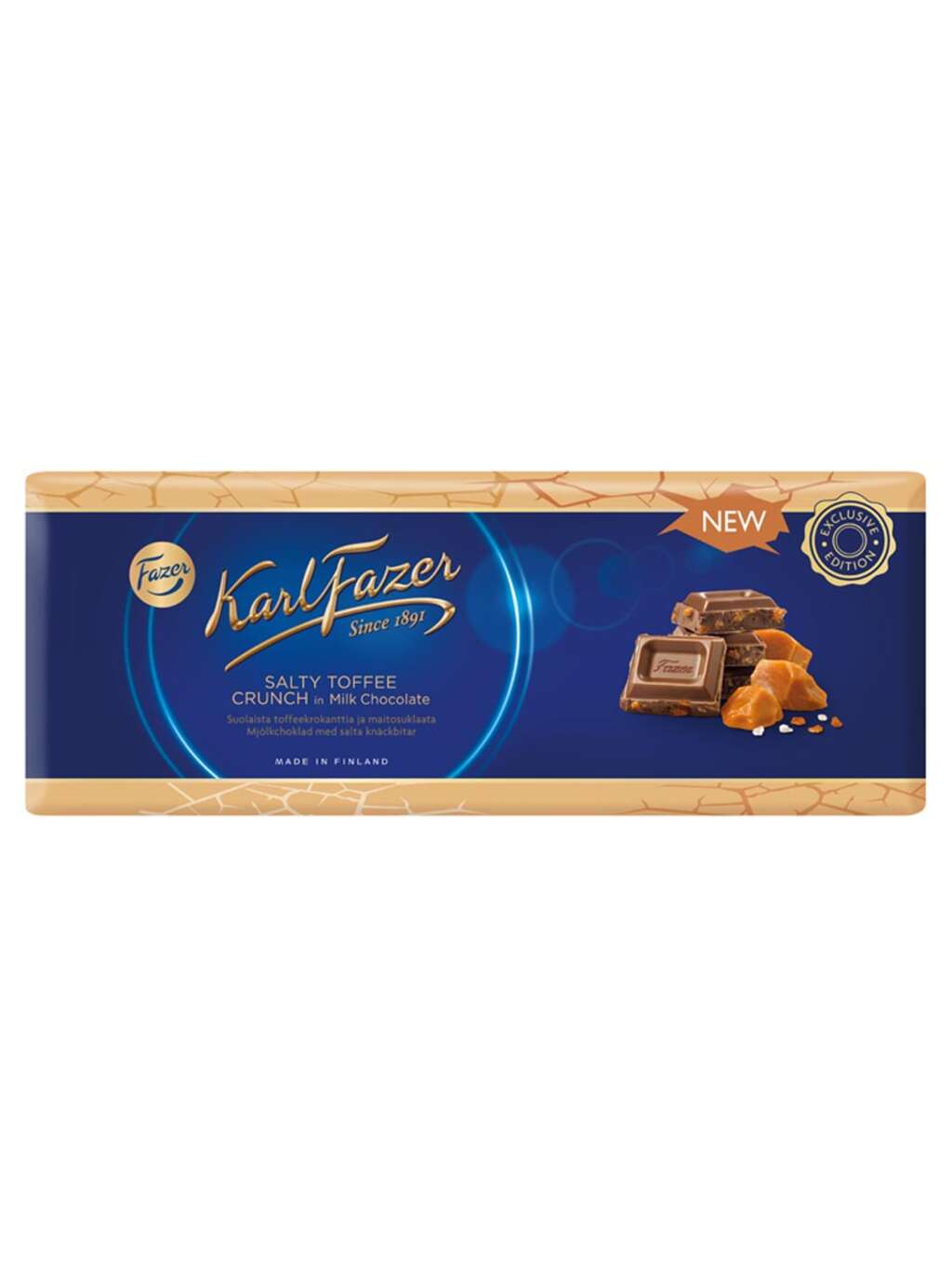 Karl Fazer Salty Toffee Crunch 250g