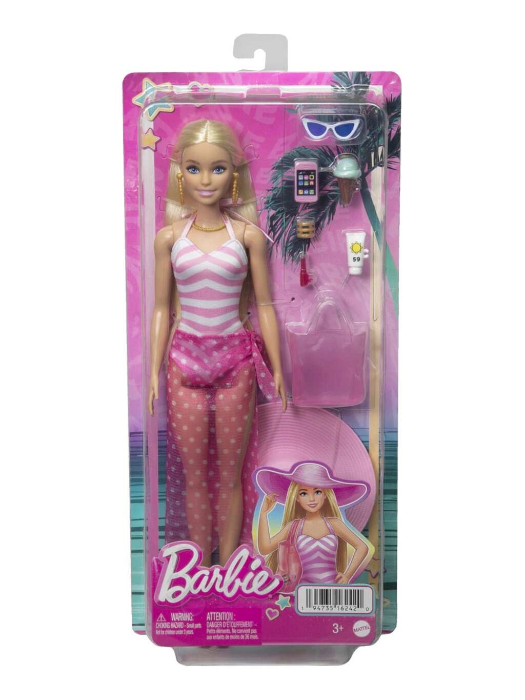 Barbie strand dag dukke
