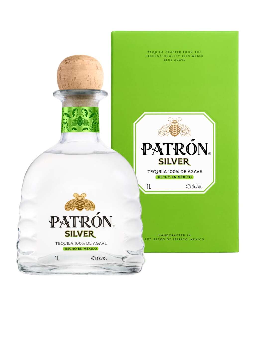 Patron Tequila Silver 40% 1 L