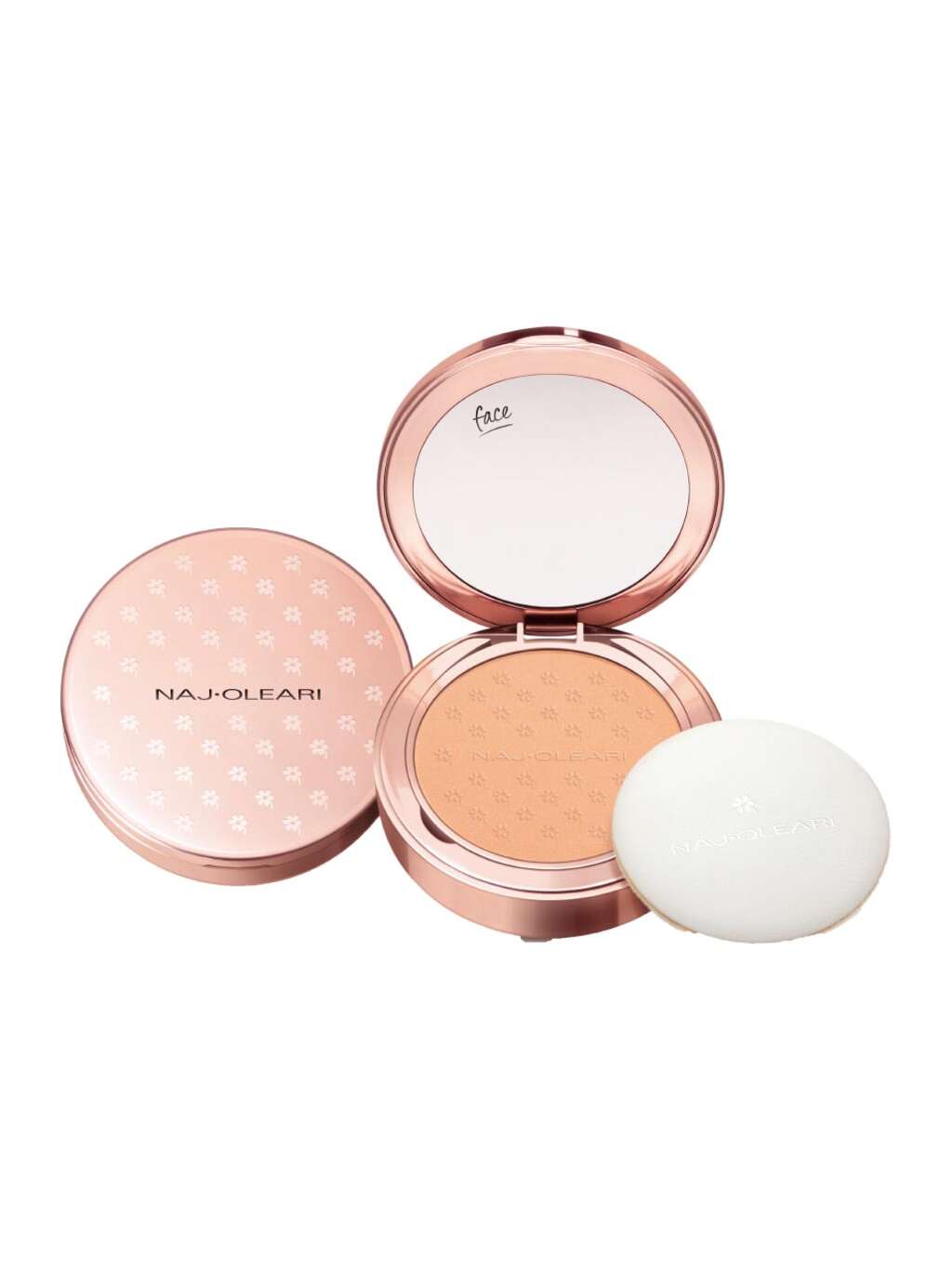 NAJ-OLEARI Skin Caress Pressed Powder No 02 Peach Pink