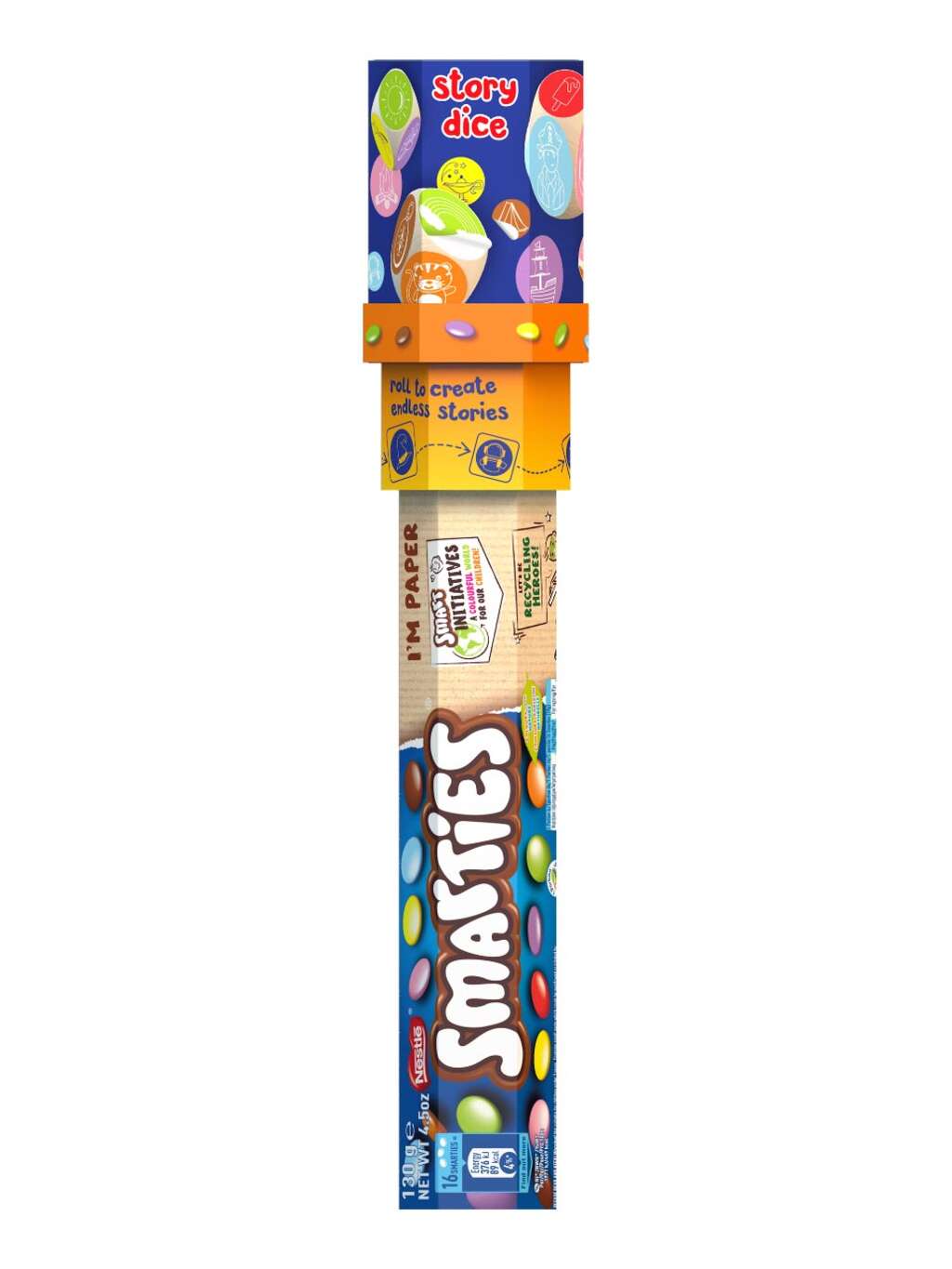 Smarties Story Dice Topper