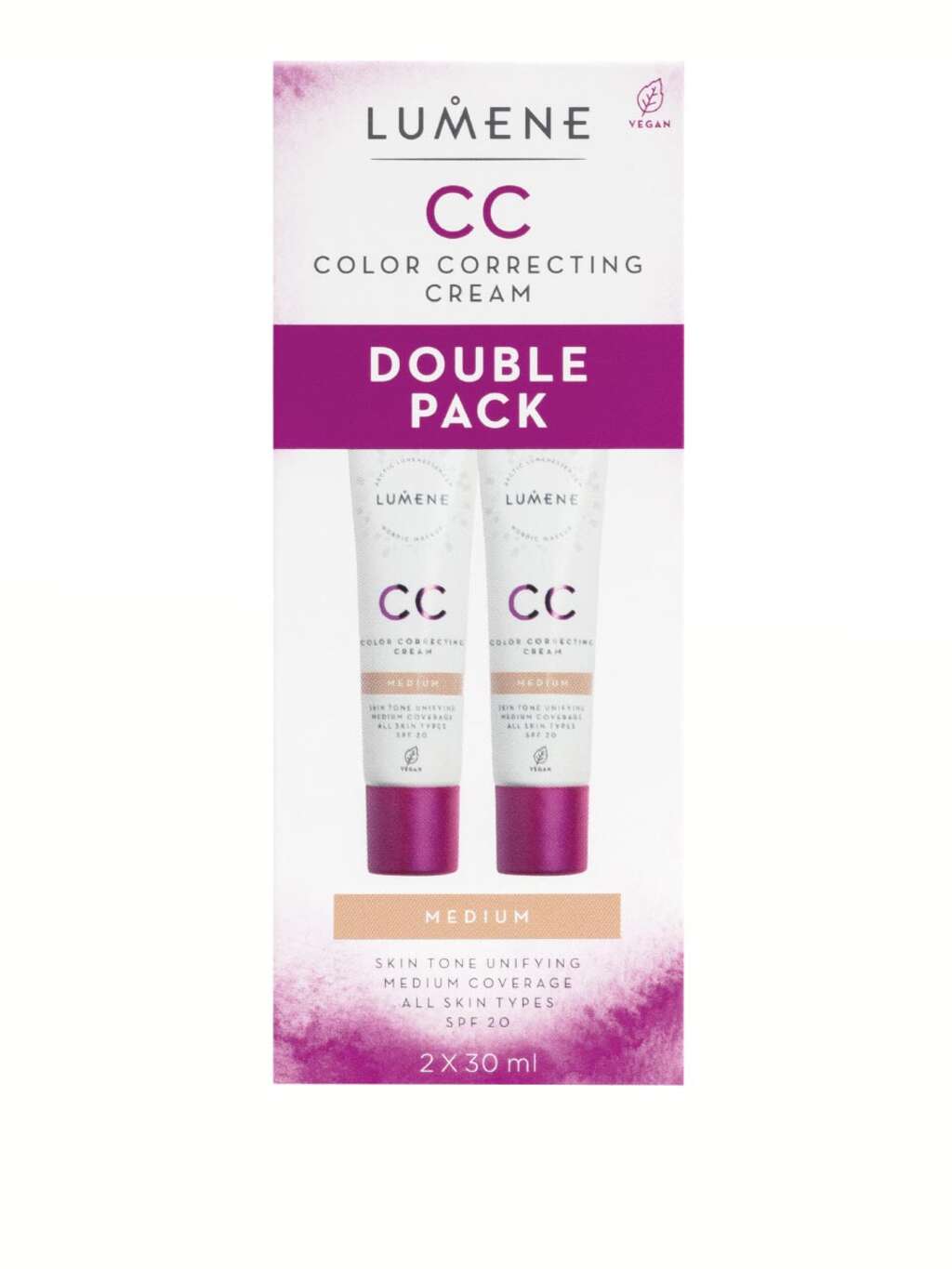 Nordic Chic CC Color Correcting Cream Duo Pack