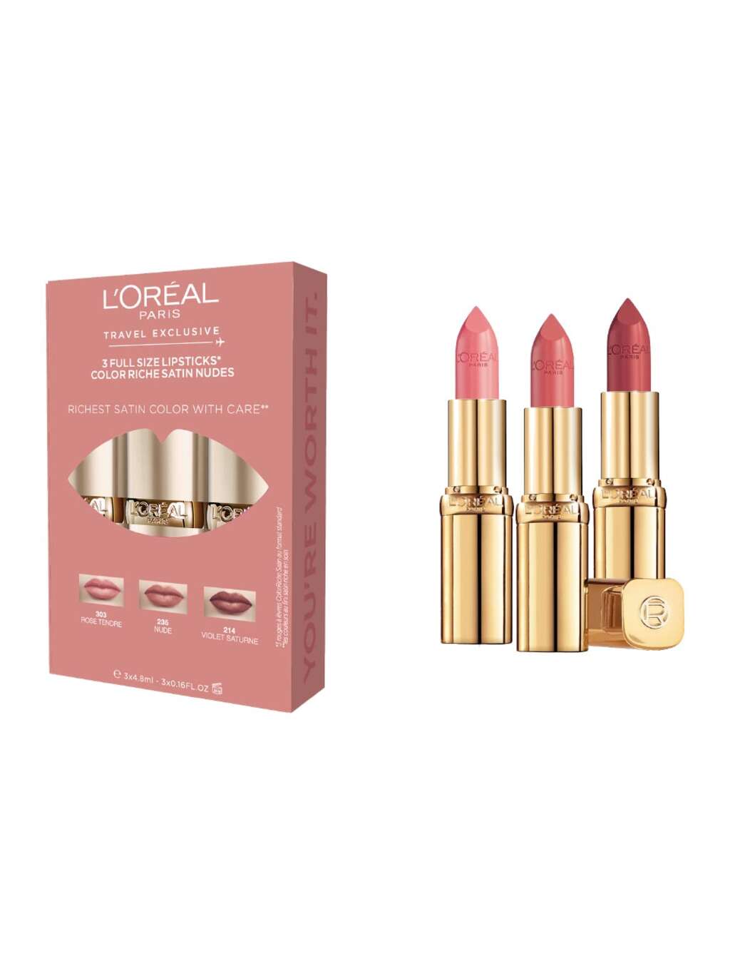 L'Oréal Paris Oa Color Riche Lipstick Set
