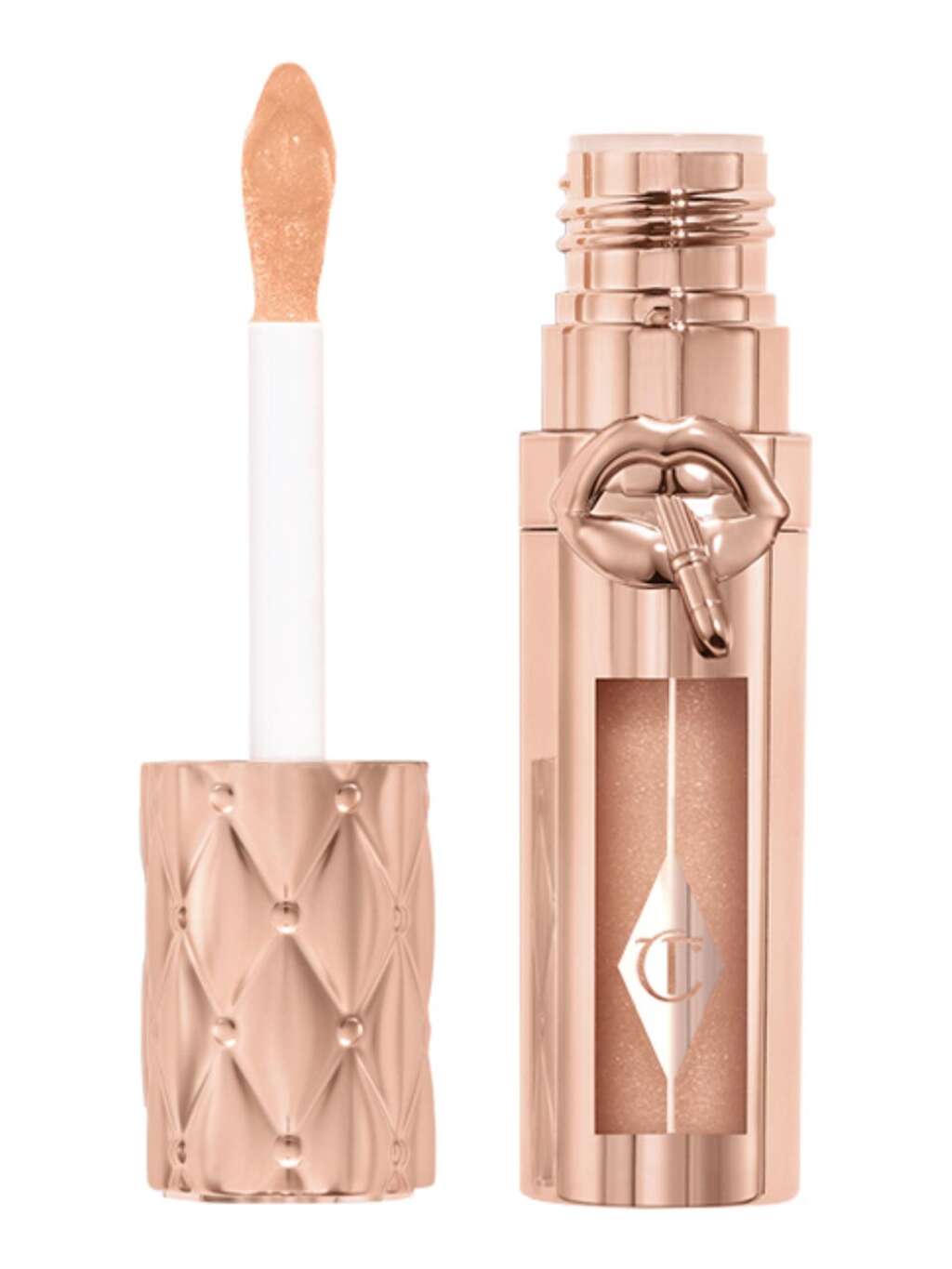 Charlotte Tilbury Big Lip Plumpgasm Lip Gloss - Nudegasm Diamonds