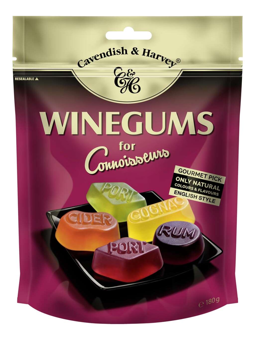 Cavendish & Harvey Winegums for Connoisseurs 180g
