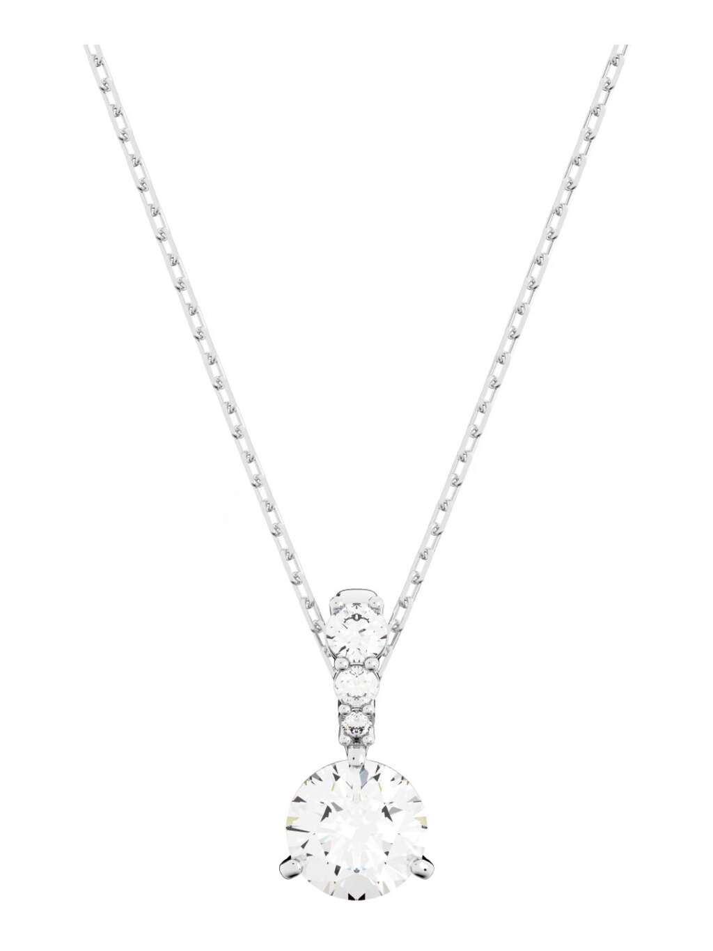 Swarovski necklace "SS SOLITAIRE:PEND CZWH/RHS"