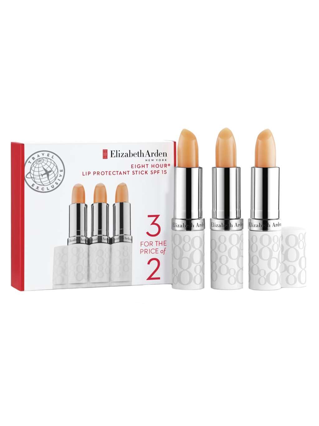 Eight Hour Lip Protectant Stick Set SPF15
