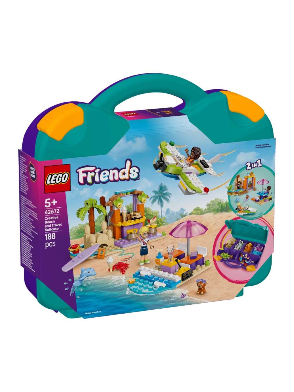 Lego Friends kreativ strand- og reisekoffert