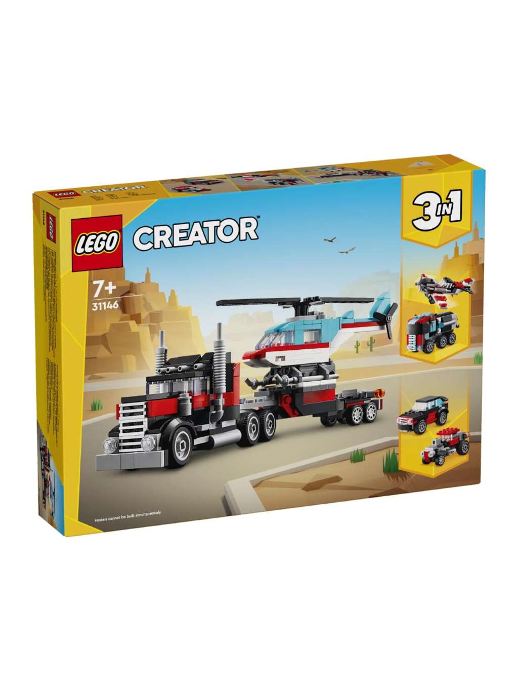 LEGO Creator 3i1 Lastebil med helikopter