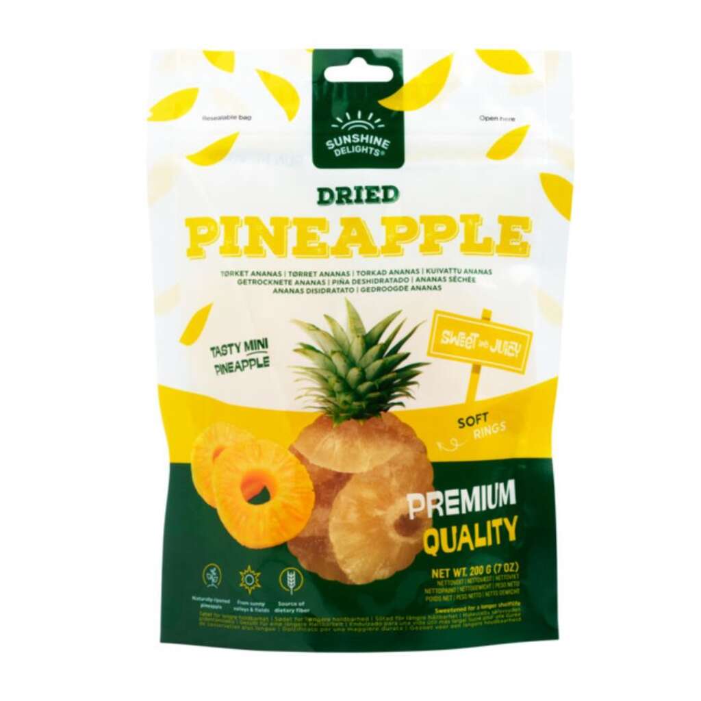 Sunshine Delight Dried Pineapple 200g