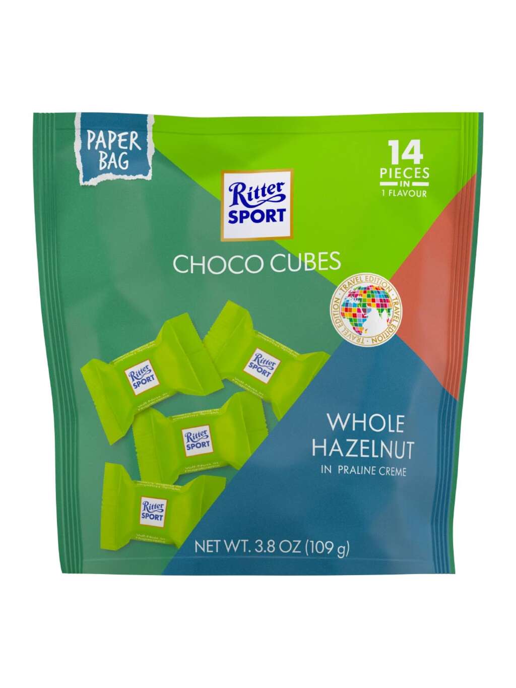Ritter Sport Chocolate Cube Whole Hazelnut 109g