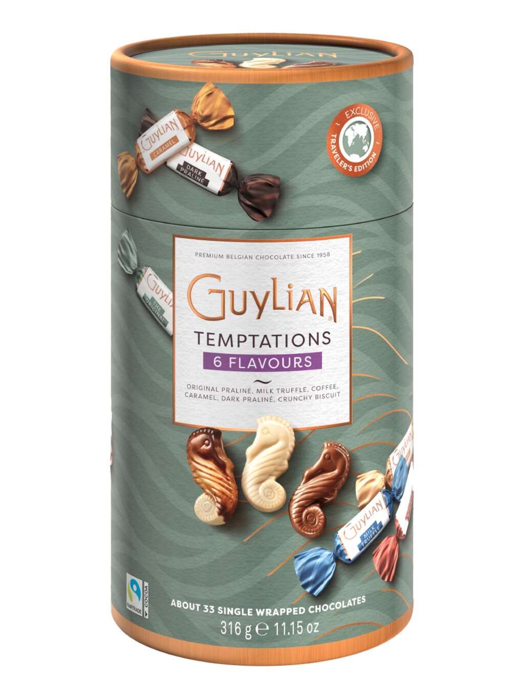 Guylian Temptations Mix 316g Tube