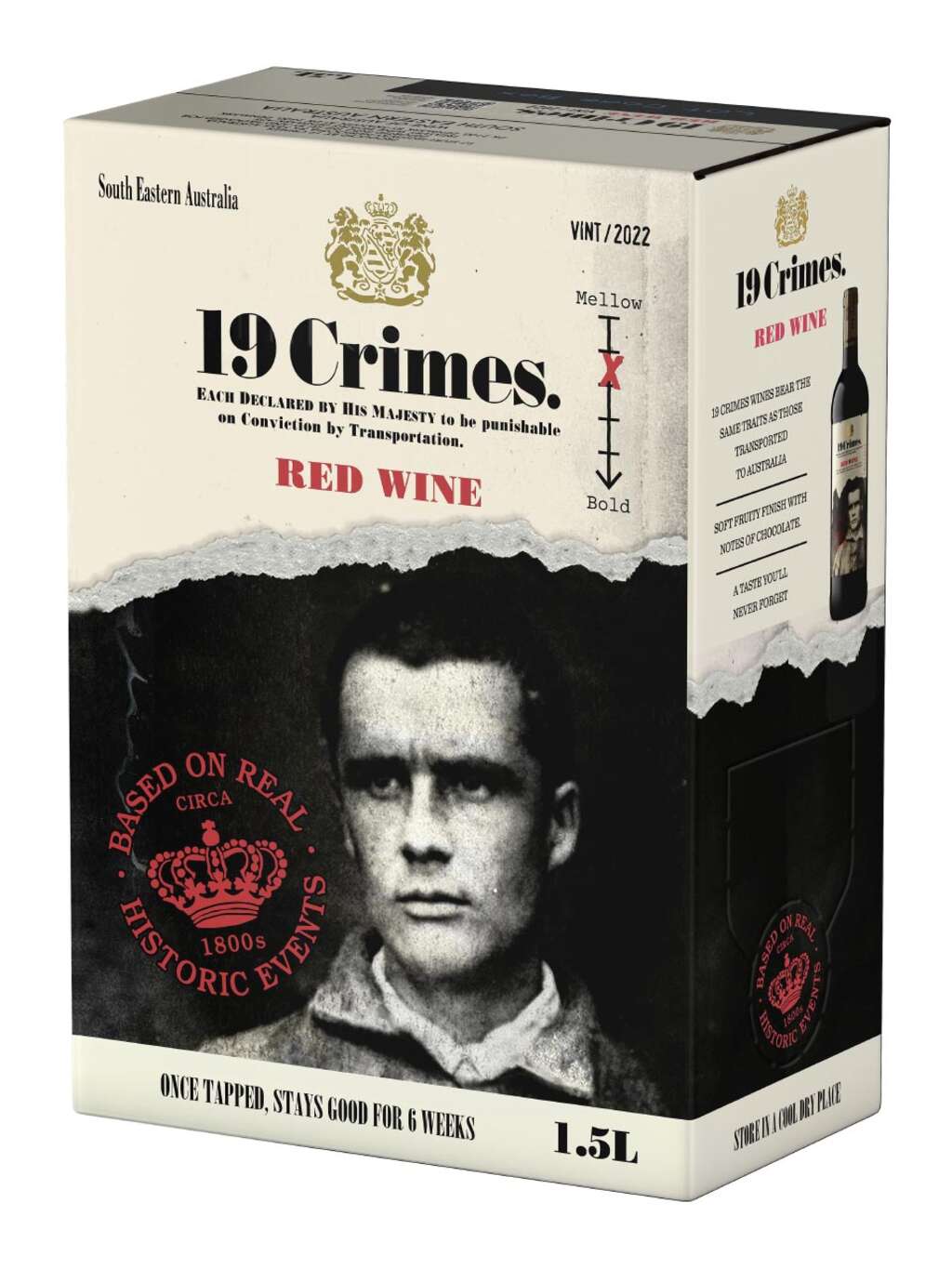 19 Crimes Red Blend Bag  in Box 1,5 L