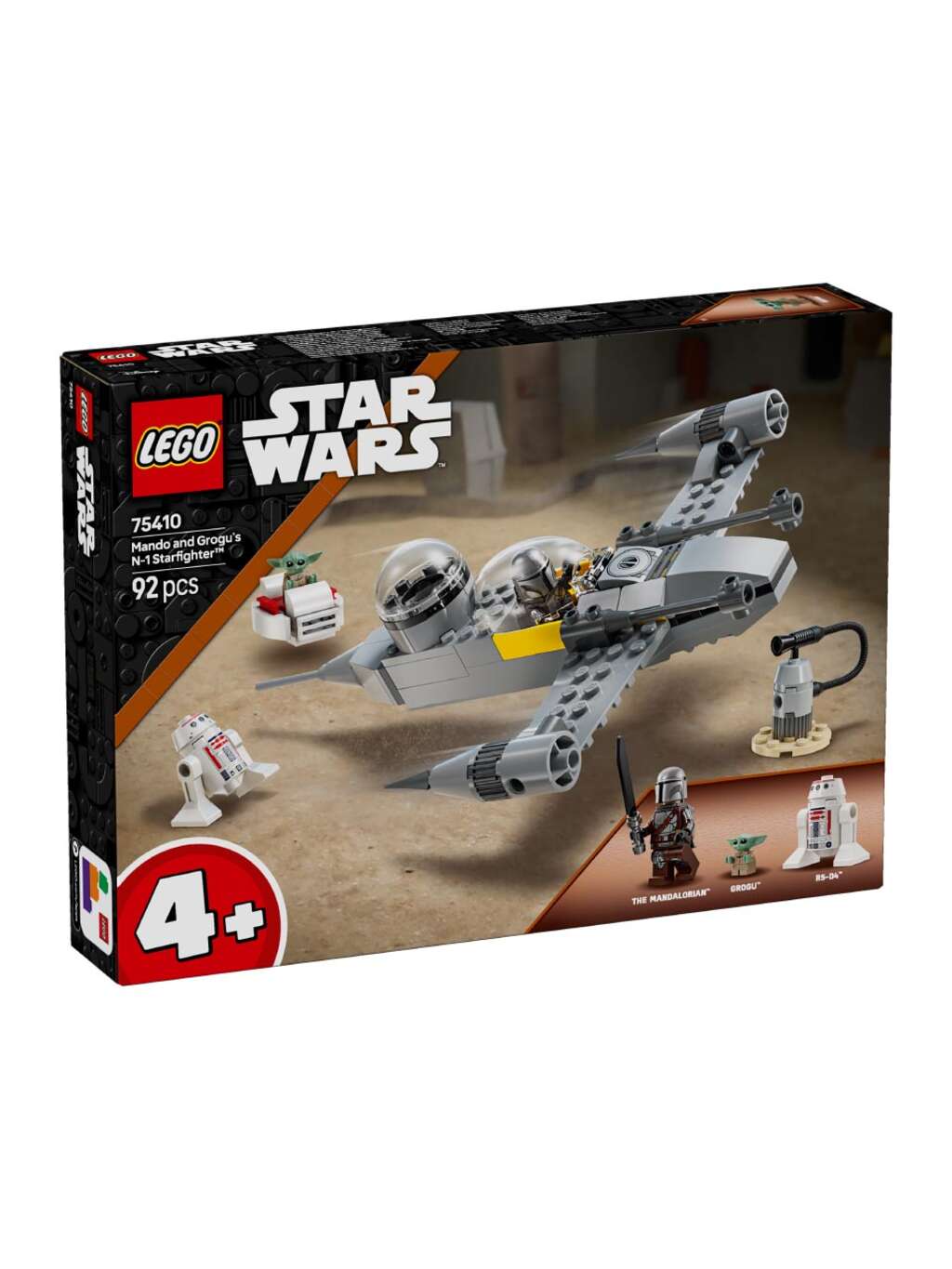 Lego Star Wars Mando and Grogu's n-1 starfighter