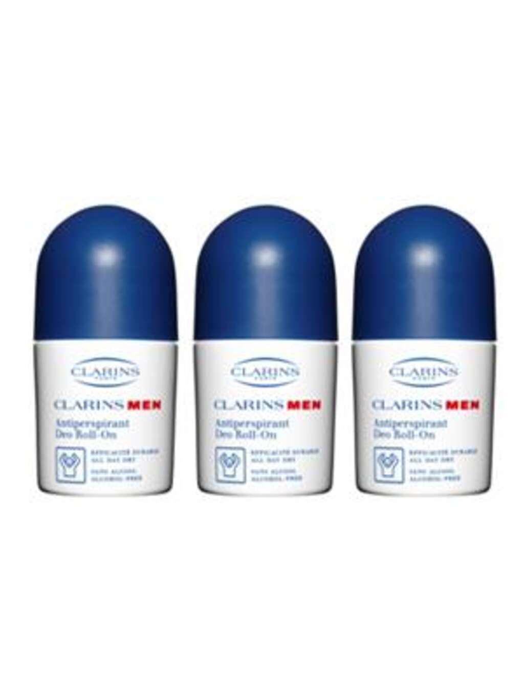 Clarins mann antiperspirant deo roll-on trio