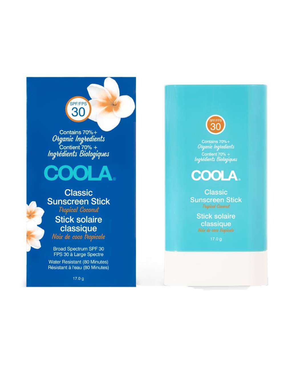 COOLA Sunscreen Classic Sun Stick Tropicla Coconut SPF 30 17 ml