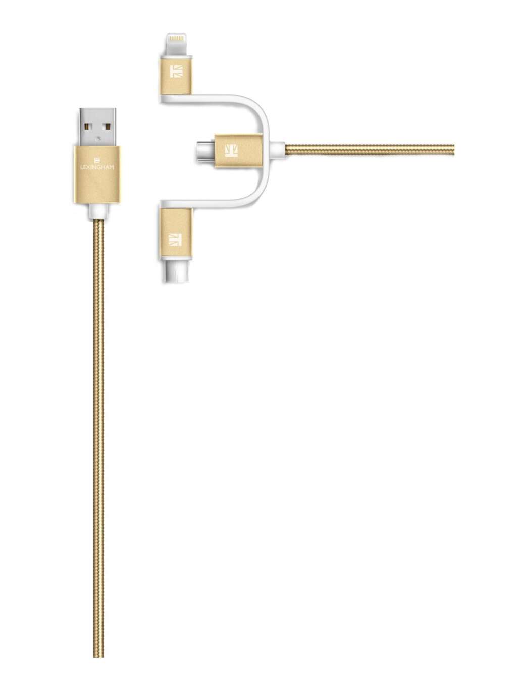 Lexingham 3in1 Micro USB, USB-C/Light