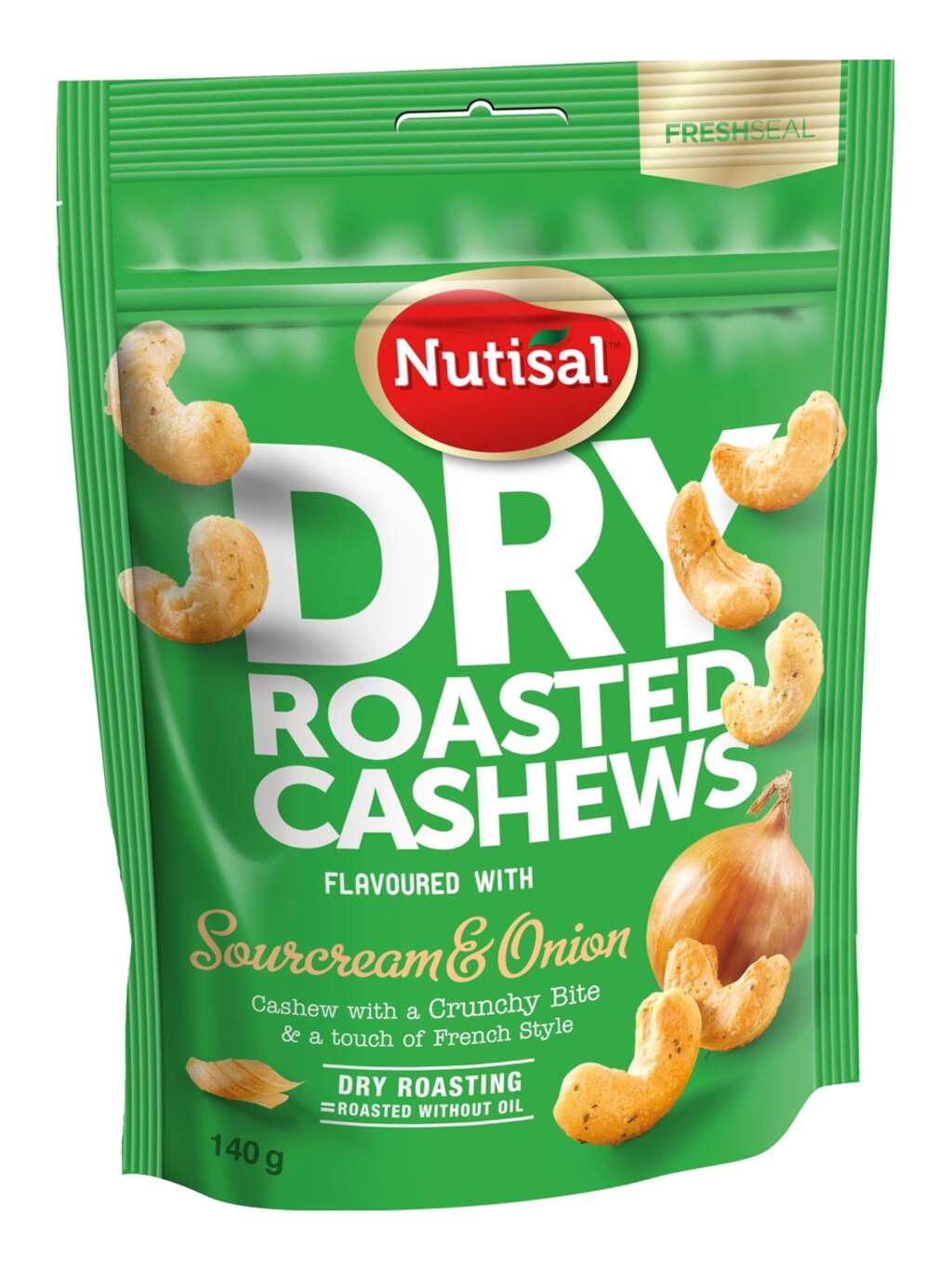 Nutisal Dry Roasted Cashew Sour Creme & Onion
