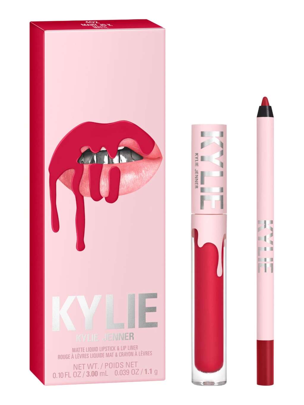 Kylie Lipstick Set Matte - 402 Mary Jo