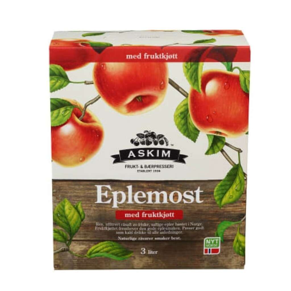 Askim Eplemost med fruktkjøtt