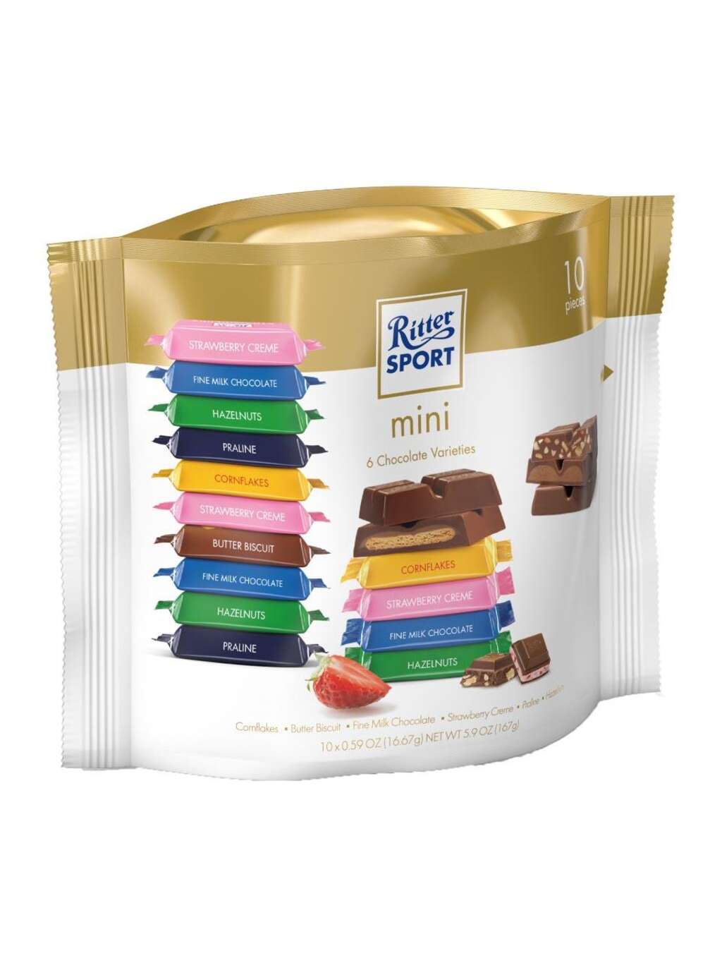 Ritter Sport mini pose