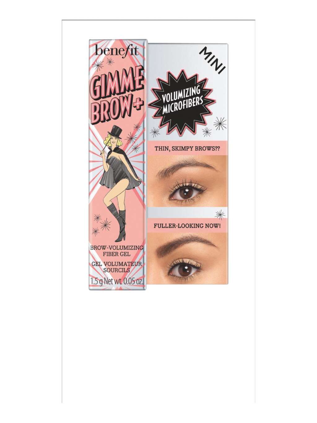 Gimme Brow+ Voluminizing Fiber Gel Mini Size